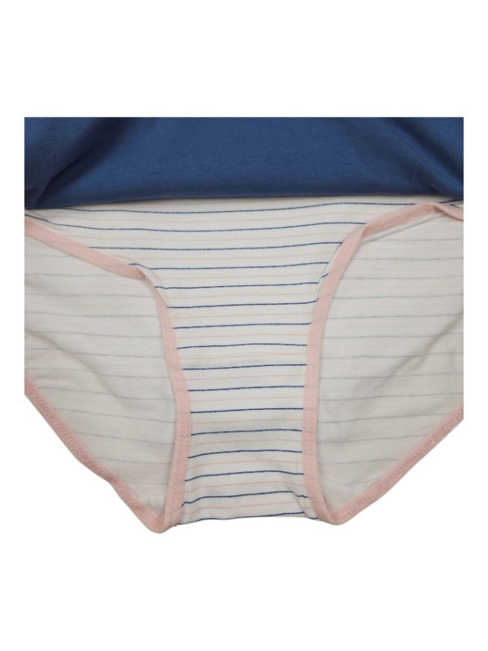 Laura Ashley Womens Tag-Free 5-Pack Cotton Spandex Panties L Floral Solid Prints - Picture 7 of 11